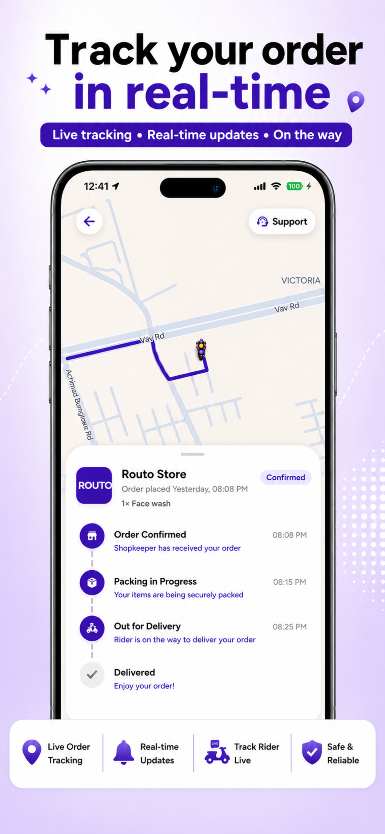 Explore stores, search & order